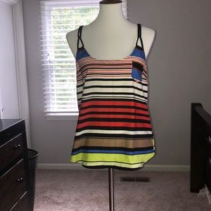 Jessica Simpson M multicolor sleeveless top